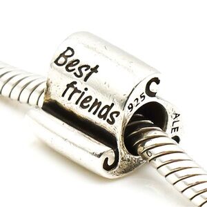 Pandora Best Friends Vintage Scroll Charm